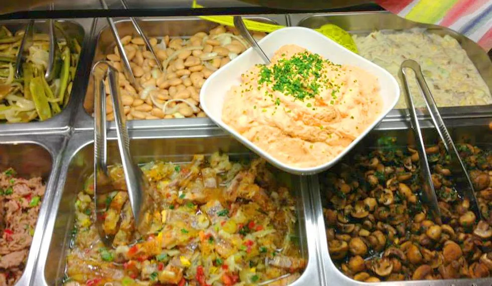 Buffet-Auswahl